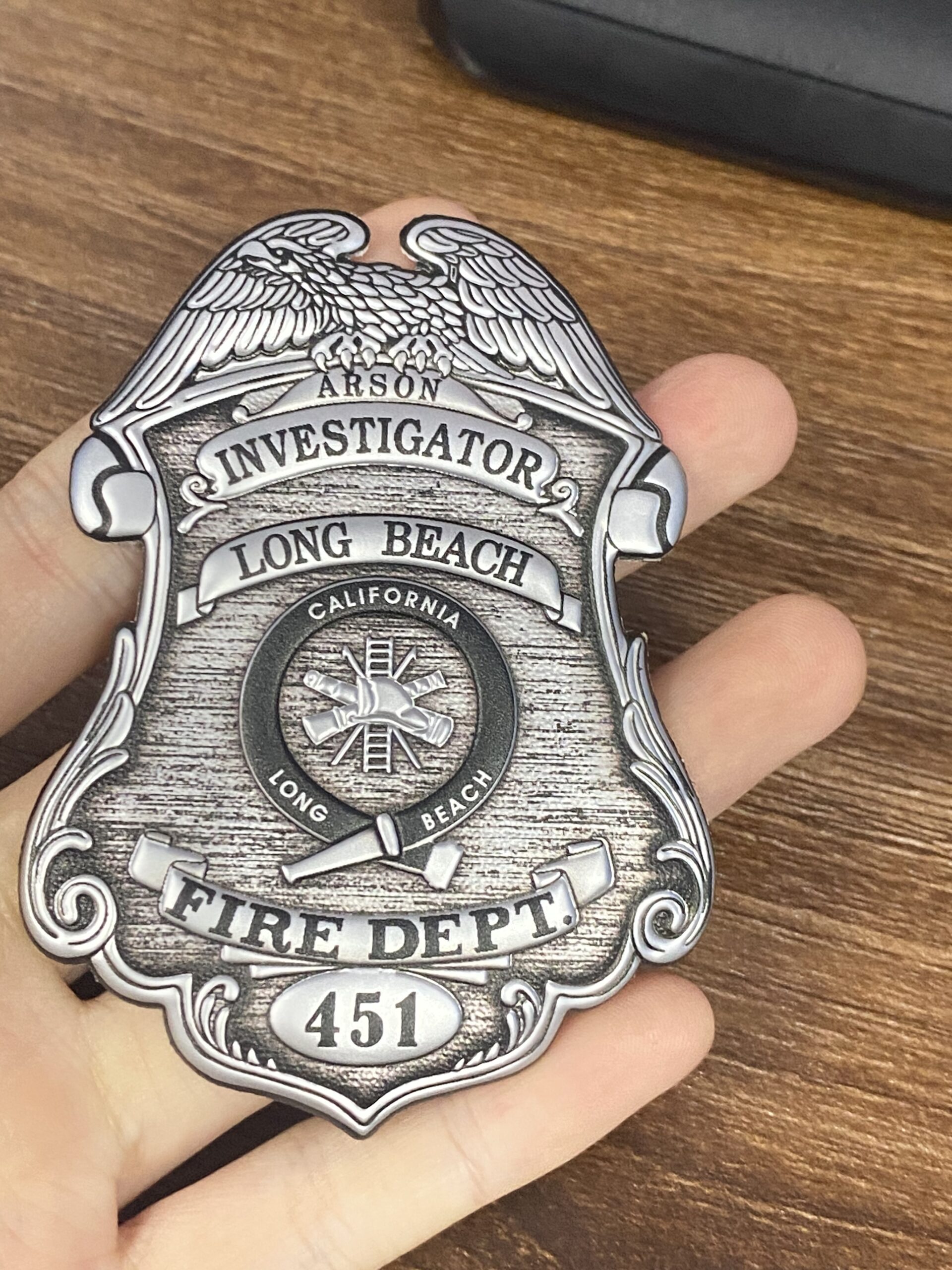 Antique Finish Flex Badge 4