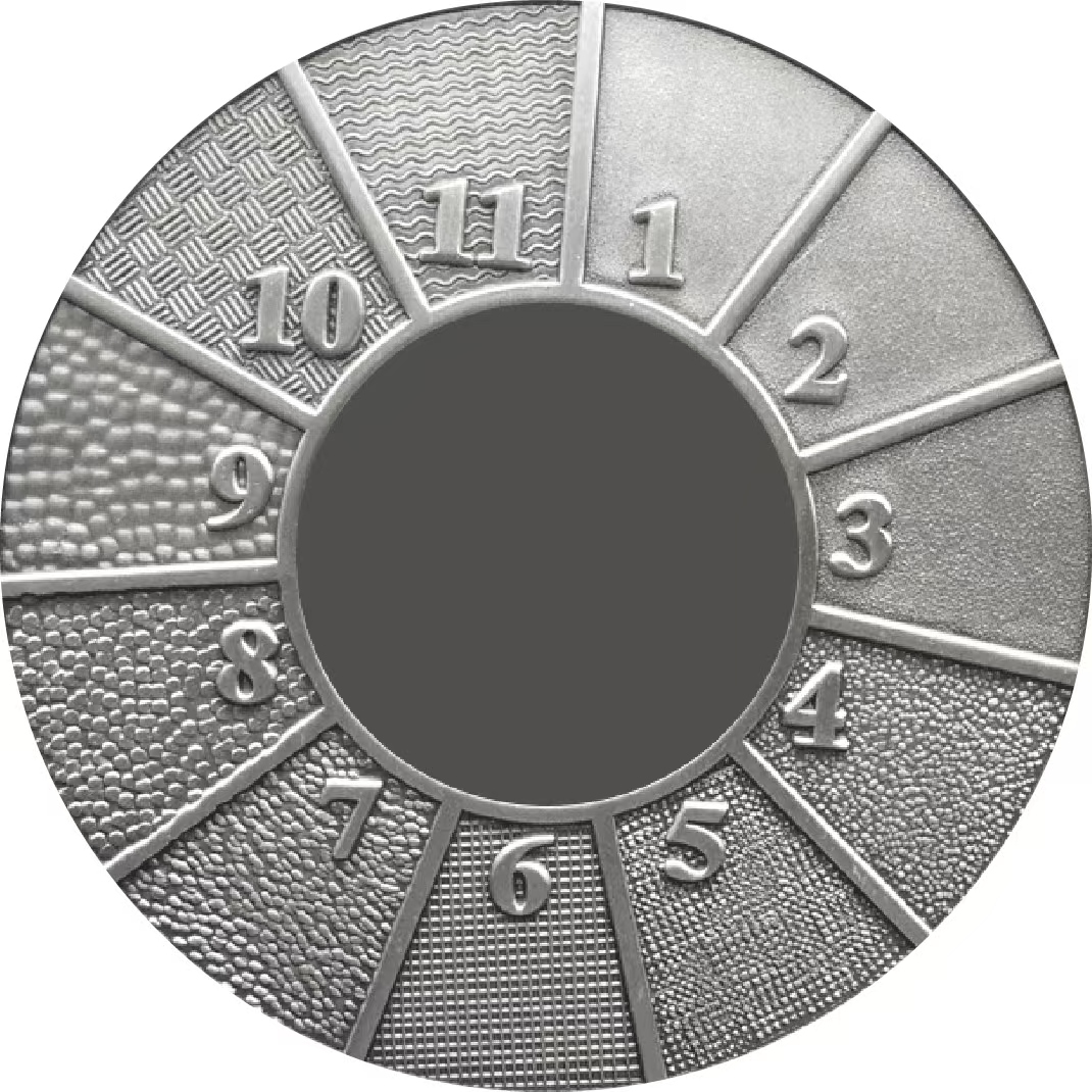 Finishes and Texture of Flex Badge 2