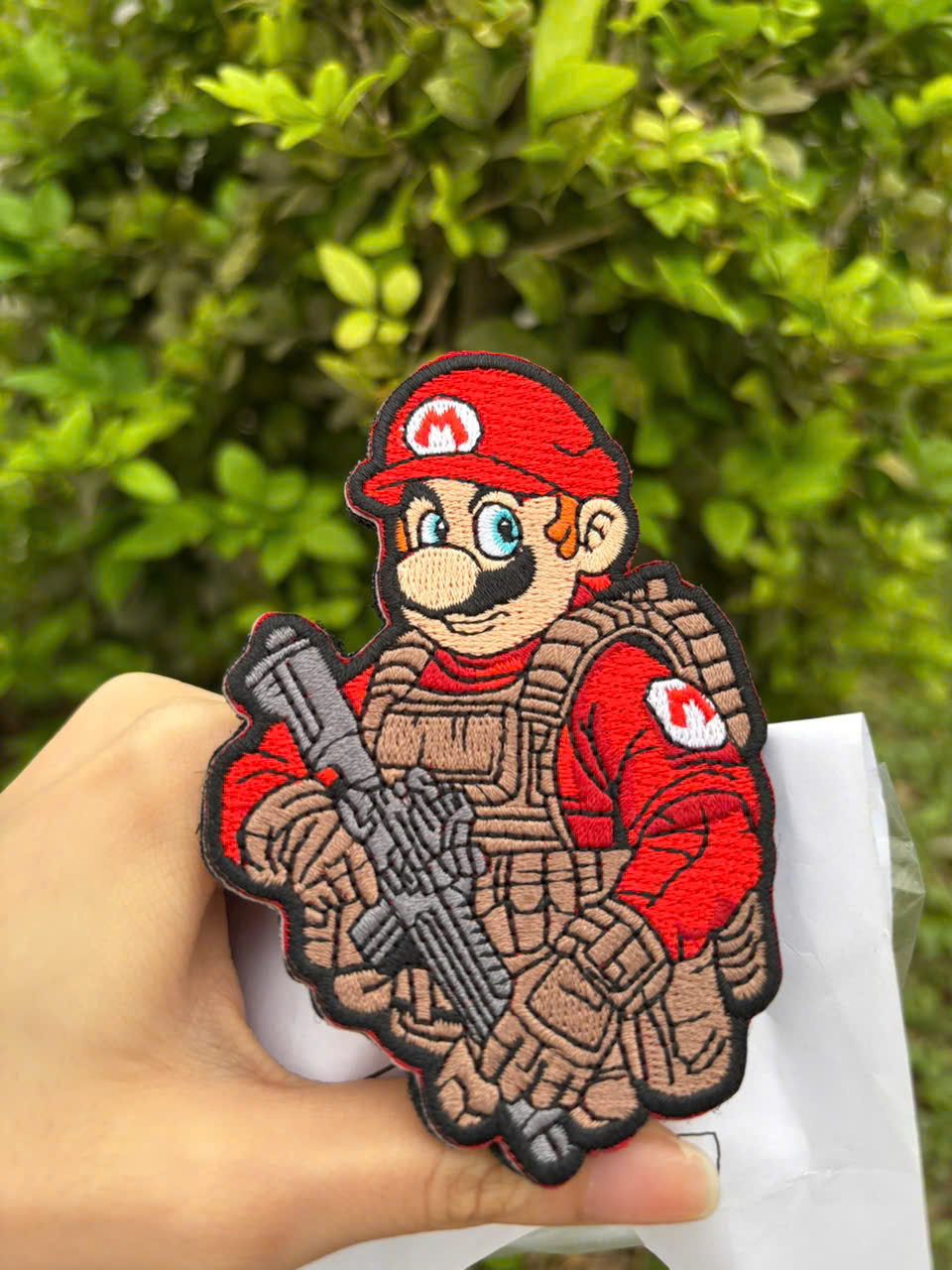 Die Cut Embroidered Patch