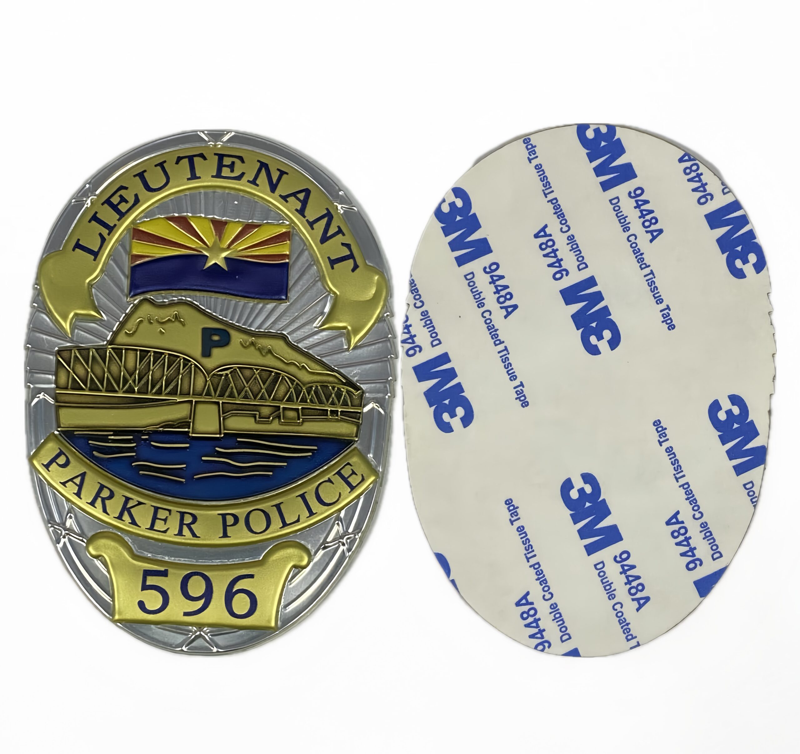 Antique Finish Flex Badge 5
